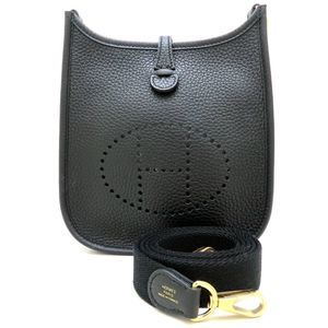 HERMES Evelyn TPM H069426CCAV Shoulder Bag, W Stamp, 2024, Taurillon Clemence...